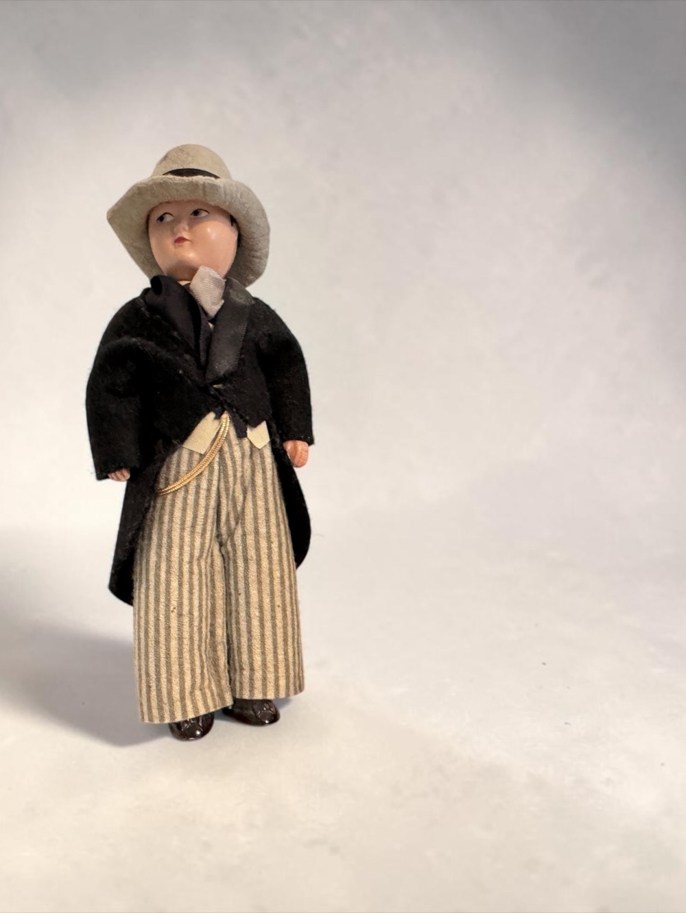 Vintage Bisque Doll in Edwardian Gentleman Outfit